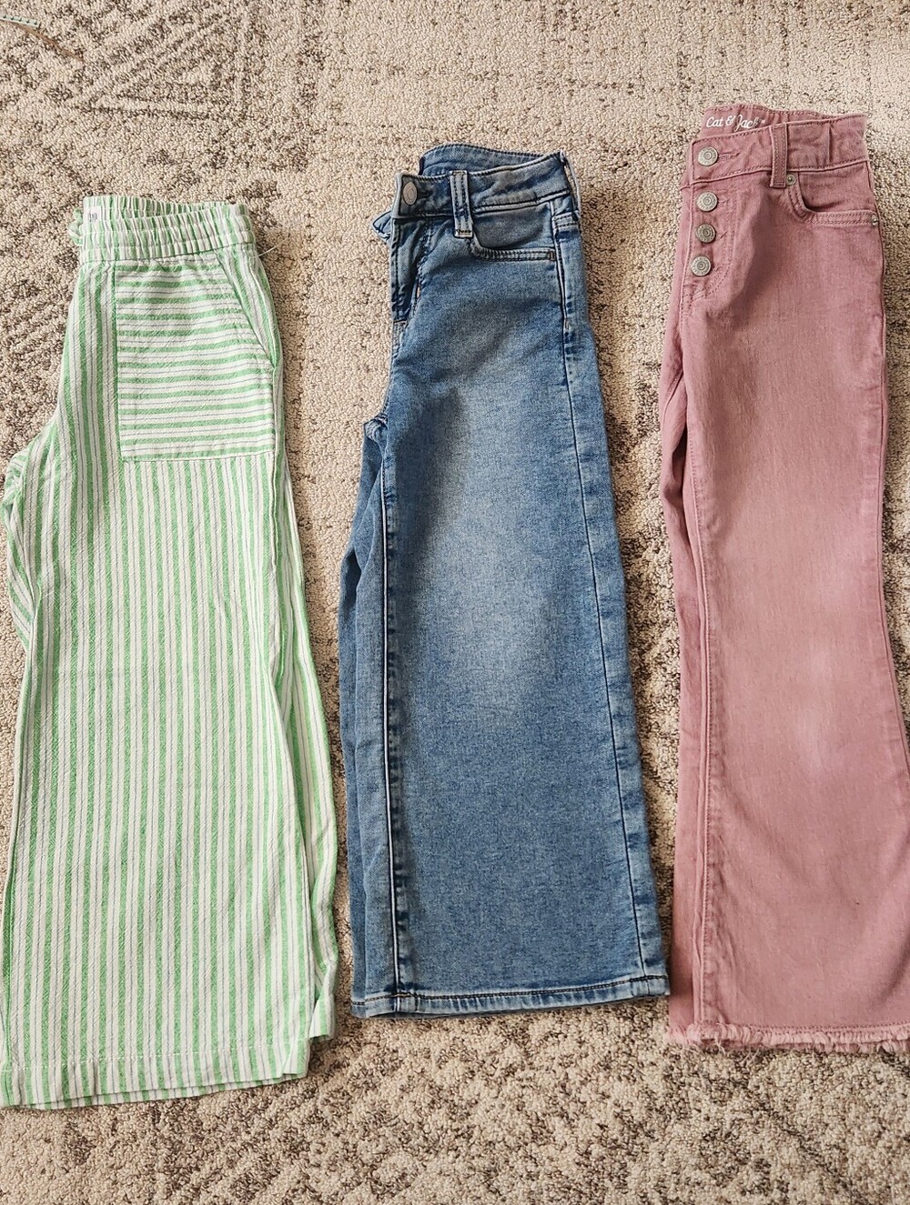 Girls Size 7 Gap & Cat & Jack Pants